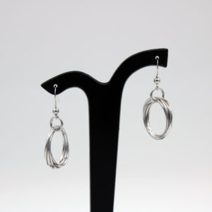 Boucles d'oreilles crochet en argent