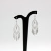 Boucles d'oreilles filigranes faites à la main en argent