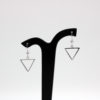 Boucles d'oreilles triangulaires en argent
