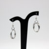 Silver hook earrings