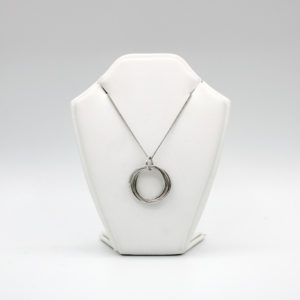 Pendant of circles in silver