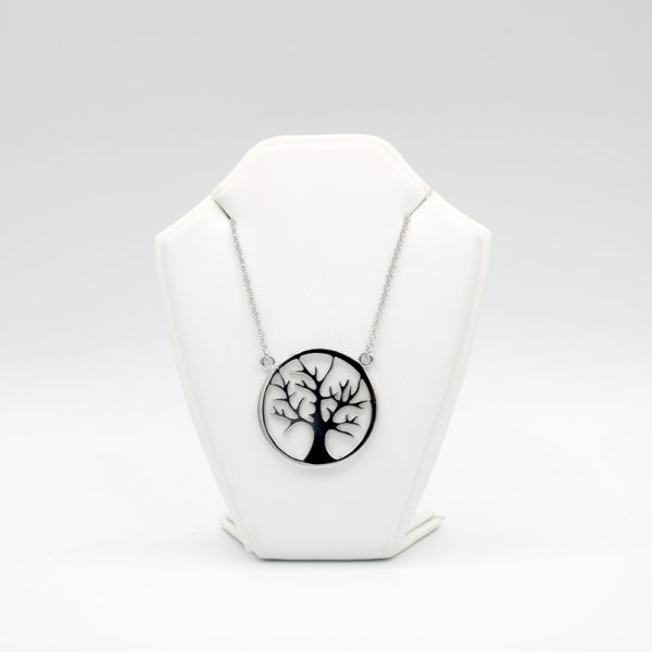Silver tree of life necklace