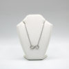 Infinite silver necklace