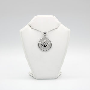 Pendentif cerceau arbre de vie en argent